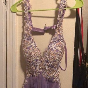 Floor length prom dress